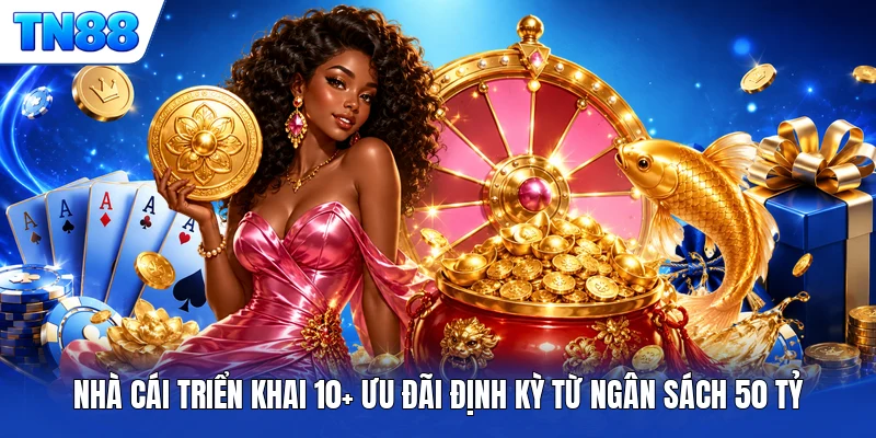 Nhà cái triển khai 10+ ưu đãi định kỳ từ ngân sách 50 tỷ